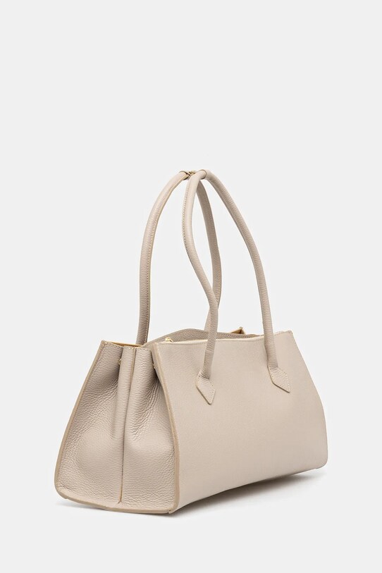 Accesorii Answear Lab poseta de piele t4.1204.pjk bej
