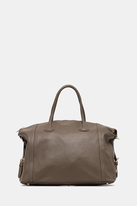 Answear.LAB torebka skórzana skóra licowa brązowy 808.HWK