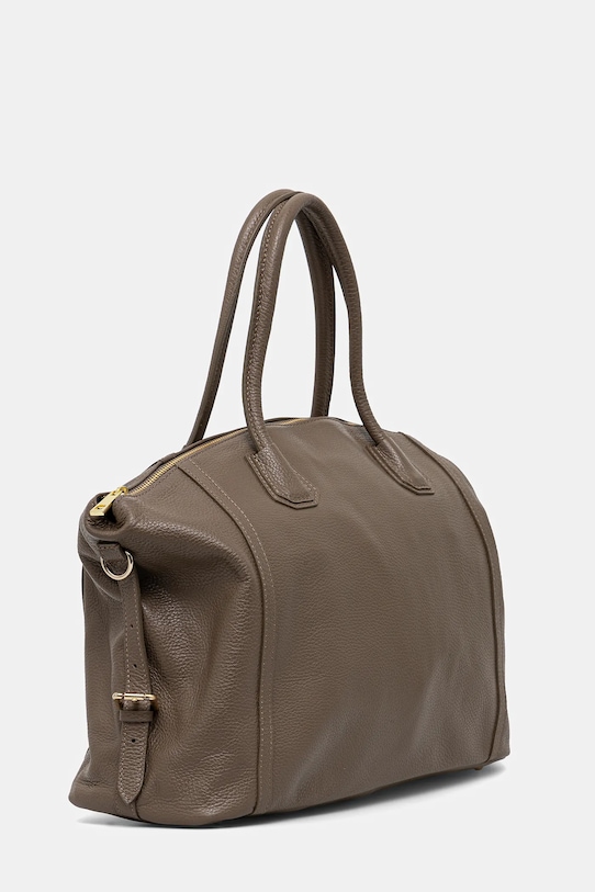 Answear.LAB torebka skórzana 808.HWK brązowy WW25