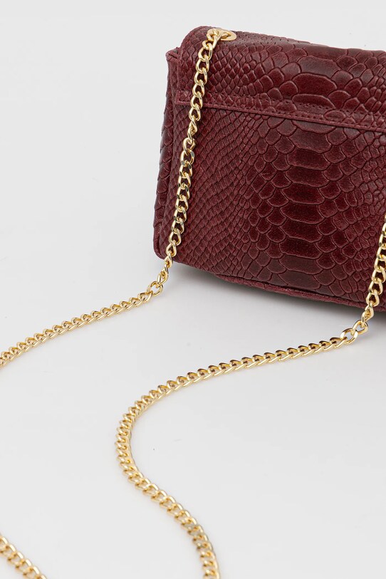 Accesorii Answear Lab poseta de piele 1213.HWK rosu