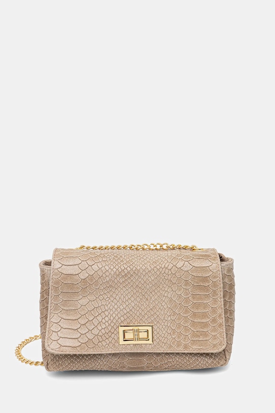 Шкіряна сумочка Answear.LAB лицьова шкіра бежевий 1213.HWK