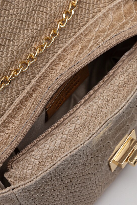 Шкіряна сумочка Answear.LAB 1213.HWK бежевий