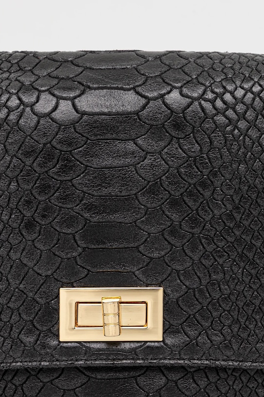 Answear Lab poseta de piele negru 1213.HWK