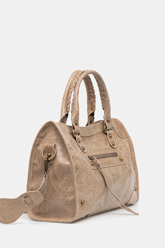 Answear Lab poseta de piele it0427.fos maro WW25