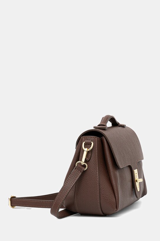 Answear.LAB torebka skórzana it0437.fos brązowy WW25