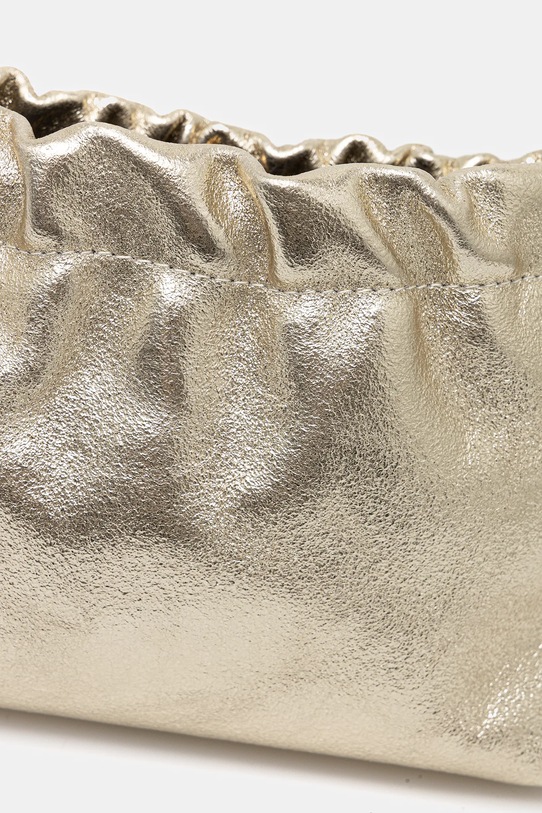 Kožená kabelka Answear.LAB zlatá 0444a.fos