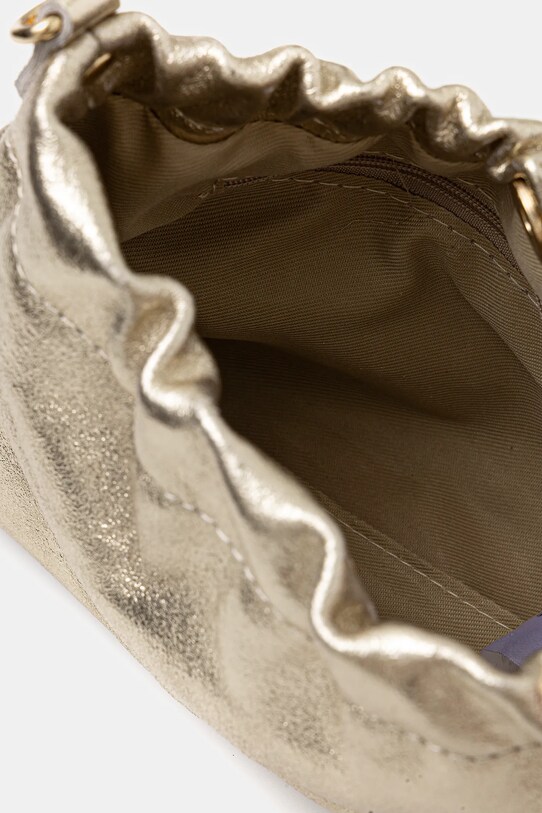 Kožená kabelka Answear.LAB 0444a.fos zlatá