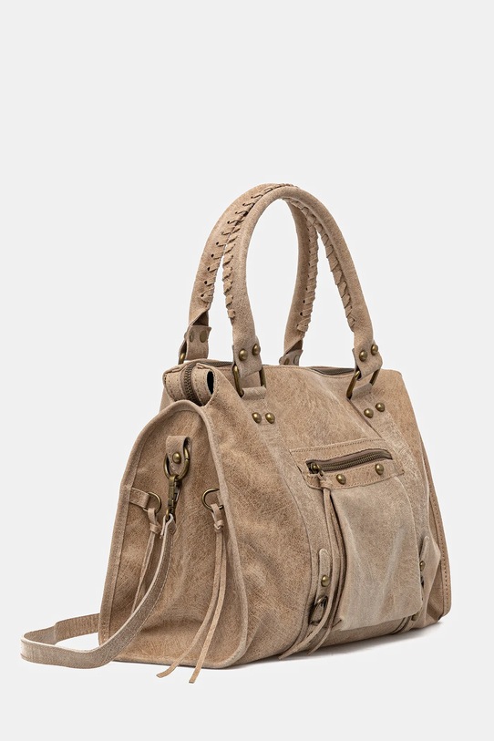 Kožna torba Answear.LAB 0170..fos bež WW25