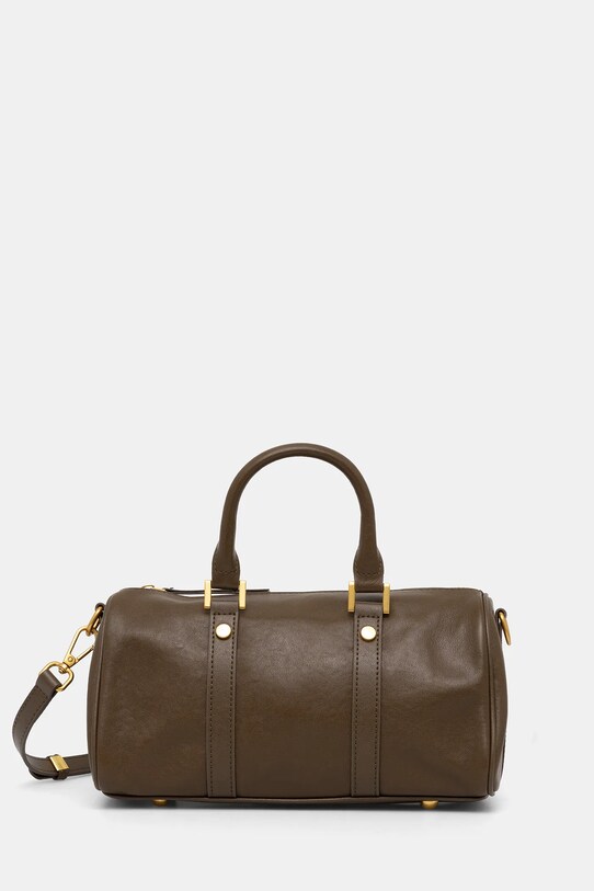 Answear Lab poseta de piele uni verde 1348.cjk