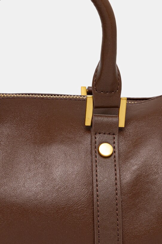 Kožená kabelka Answear.LAB hnedá 1348.cjk