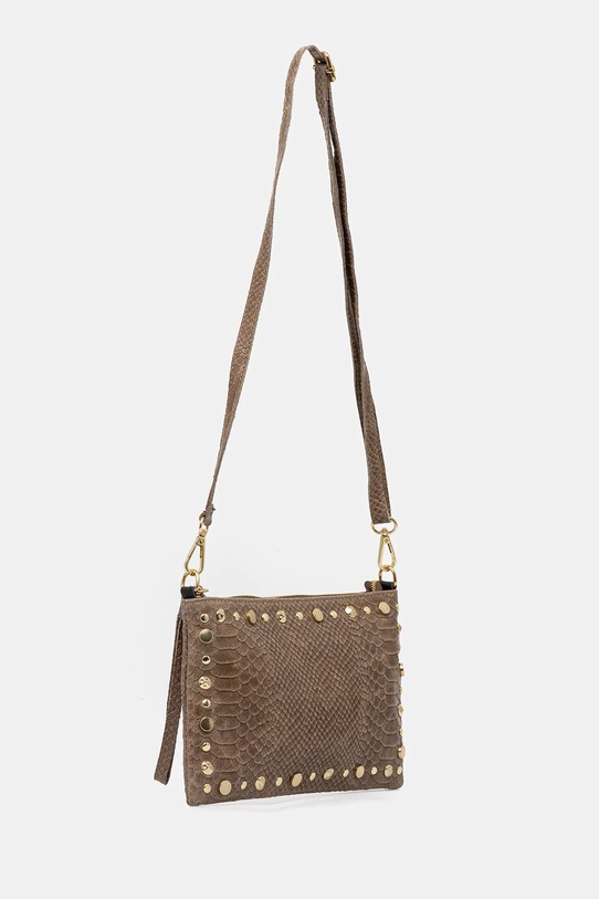 Answear.LAB torebka skórzana 1201.hjk beżowy WW25