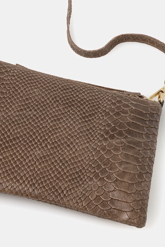 Akcesoria Answear.LAB torebka skórzana 1201.hjk beżowy