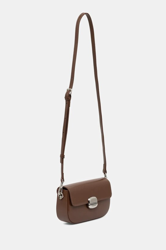 Kožená kabelka Answear Lab 1342.CMS hnědá WW25