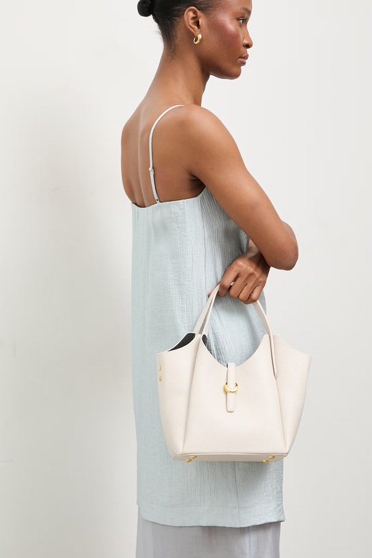 Answear.LAB torebka skórzana z kolekcji Unscripted skóra licowa beżowy WW25-TOD0A2