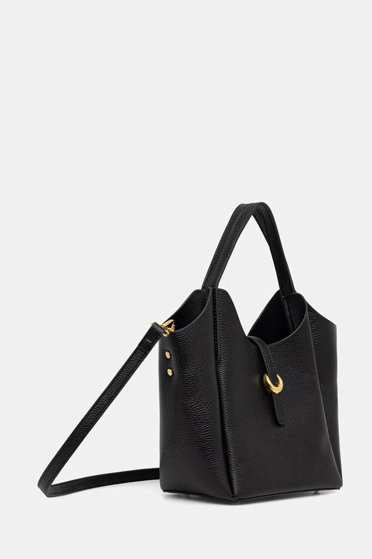 Answear.LAB torebka skórzana 1347.CMS czarny WS26