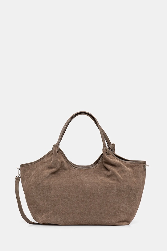 Велурена чанта Answear.LAB велур бежов MBP074SG3.ios