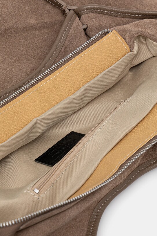 Semišová kabelka Answear Lab MBP074SG3.ios béžová