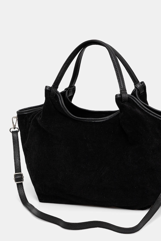 Dodatki Torbica iz semiša Answear.LAB MBP074SG3.ios črna