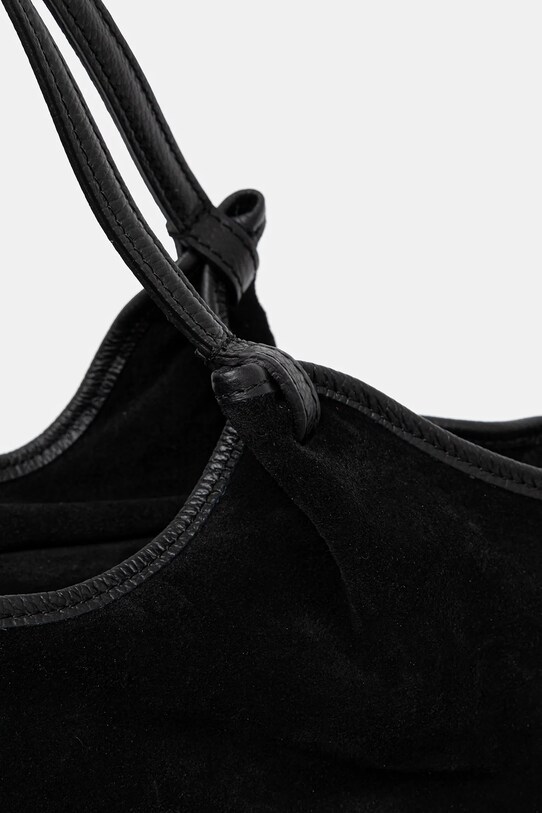 Answear Lab geanta de mana din piele intoarsa negru MBP074SG3.ios
