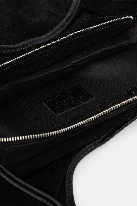 Answear Lab geanta de mana din piele intoarsa MBP074SG3.ios negru