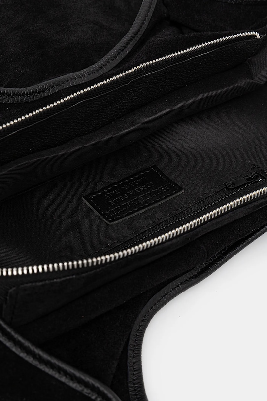 Torbica iz semiša Answear.LAB MBP074SG3.ios črna
