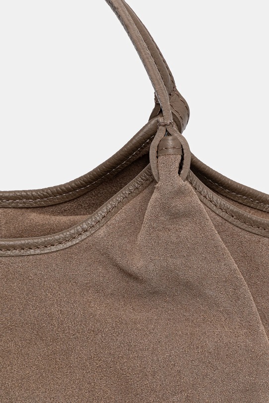 Answear.LAB torebka zamszowa brązowy MBP075SG1.ios