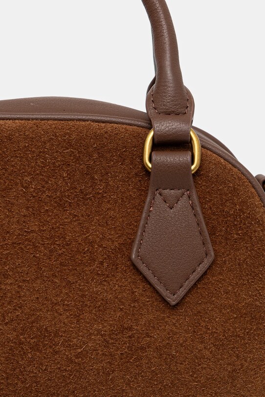 Answear.LAB torebka zamszowa brązowy 1401.cjk