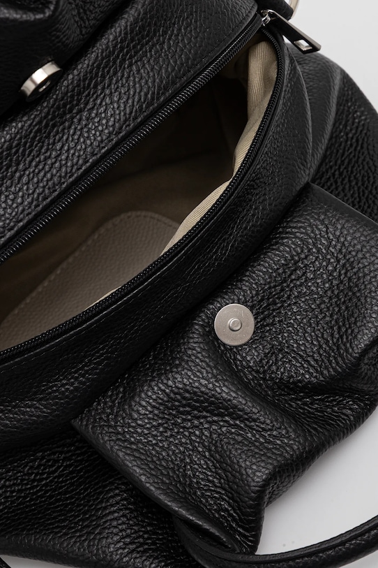 Шкіряна сумочка Answear.LAB 2703.1 чорний