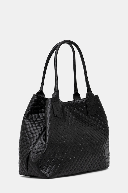 Kožená kabelka Answear.LAB 2703.2 čierna WW25