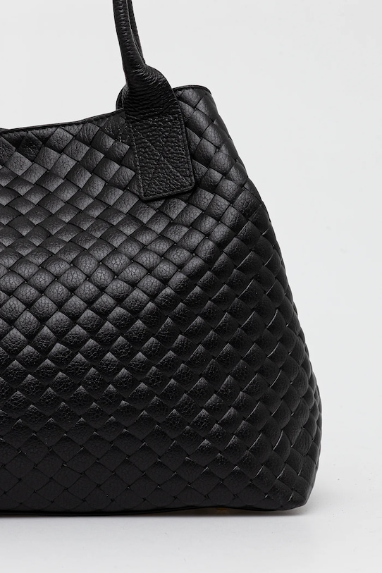 Doplnky Kožená kabelka Answear.LAB 2703.2 čierna