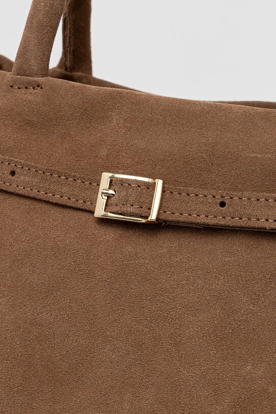 Answear Lab borsa in pelle scamosciata beige 2703.3