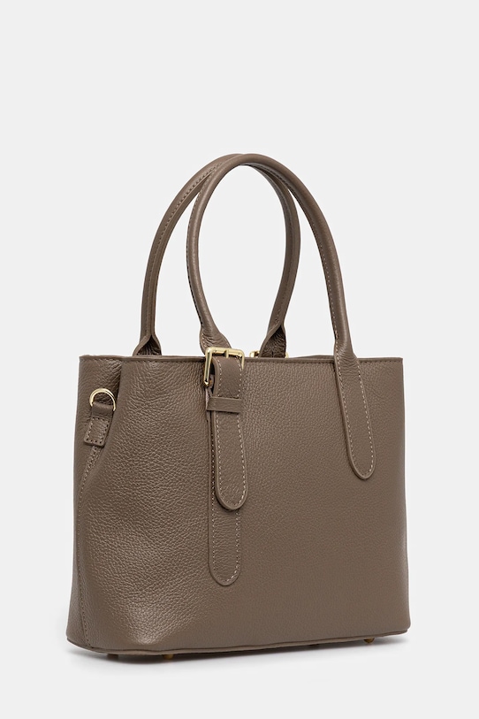 Answear.LAB torebka skórzana 1030.iak beżowy WW25