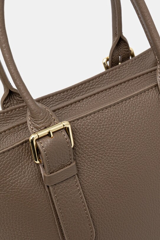 Answear.LAB torebka skórzana beżowy 1030.iak