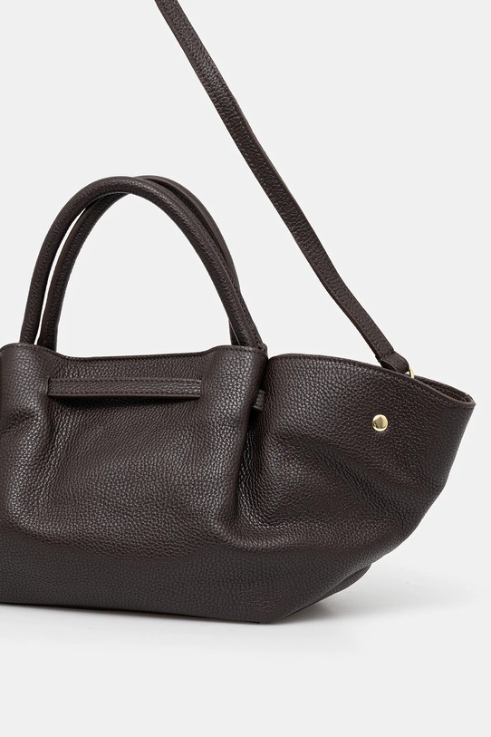 Accesorii Answear Lab poseta de piele 1088.iak maro