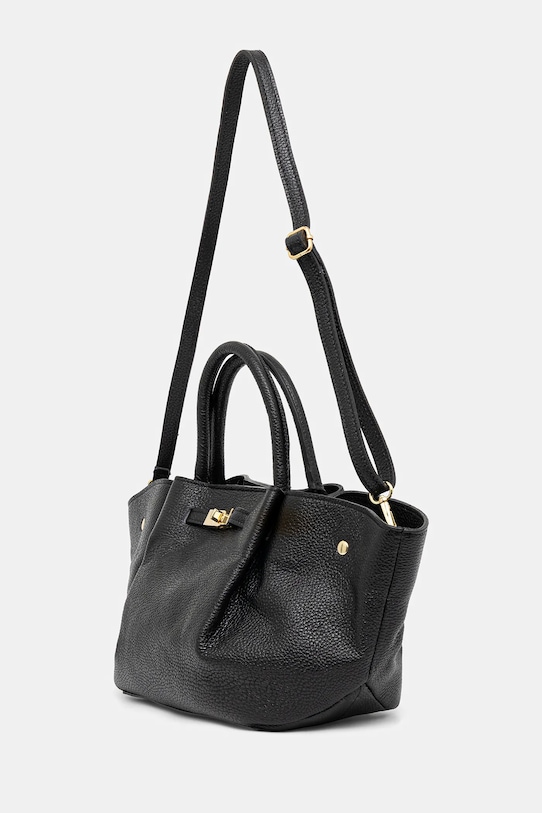 Kožená kabelka Answear.LAB 1088.iak čierna WW25