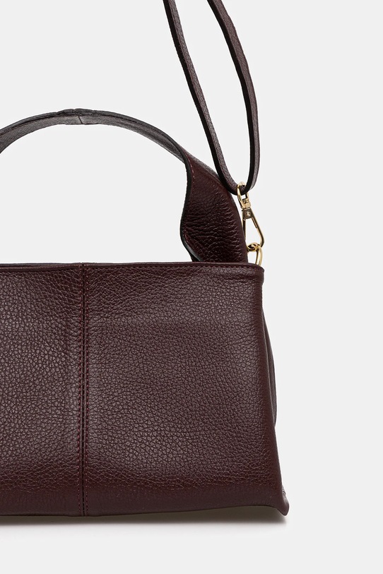 Akcesoria Answear Lab torebka skórzana 1089.iak bordowy
