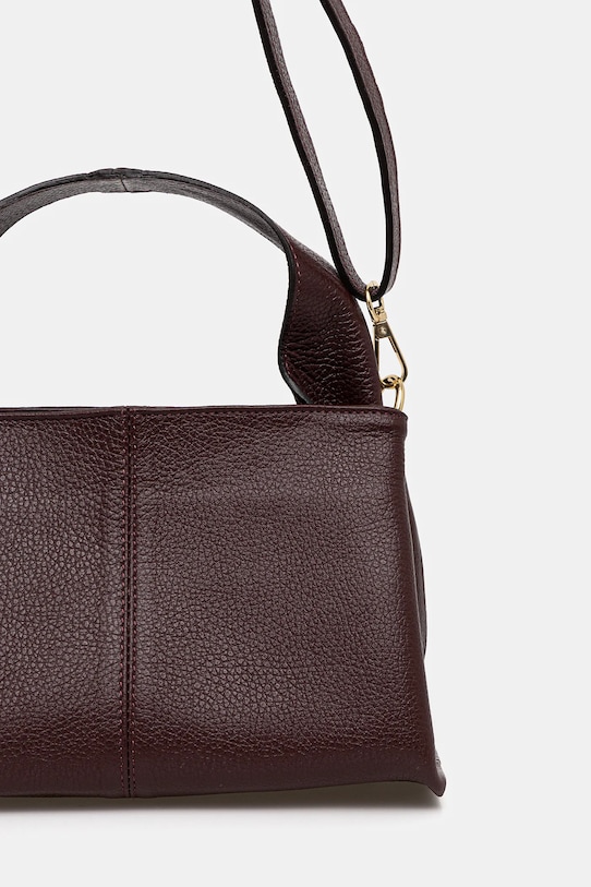 Akcesoria Answear Lab torebka skórzana 1089.iak bordowy
