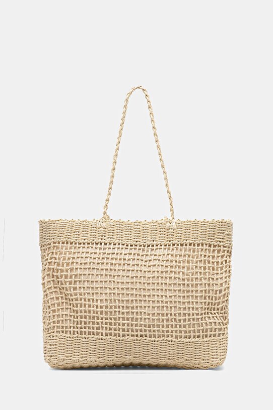 Answear.LAB kosz plażowy mieści A4 beżowy FB28003.hjk