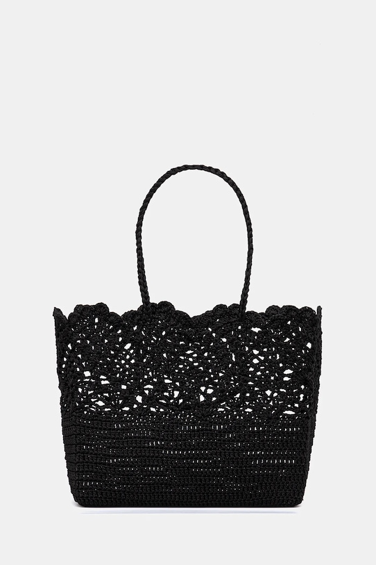 Пляжний кошик Answear.LAB вміщує А4 чорний FH19213.hjk