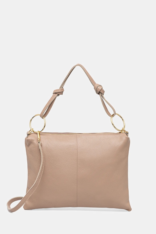 Answear Lab poseta de piele uni roz 940.hjk