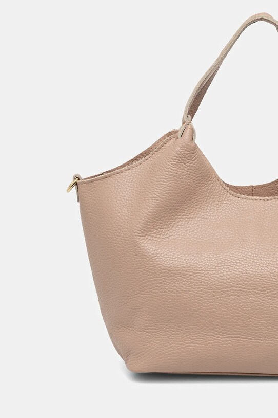 Akcesoria Answear.LAB torebka skórzana 1239.hjk różowy