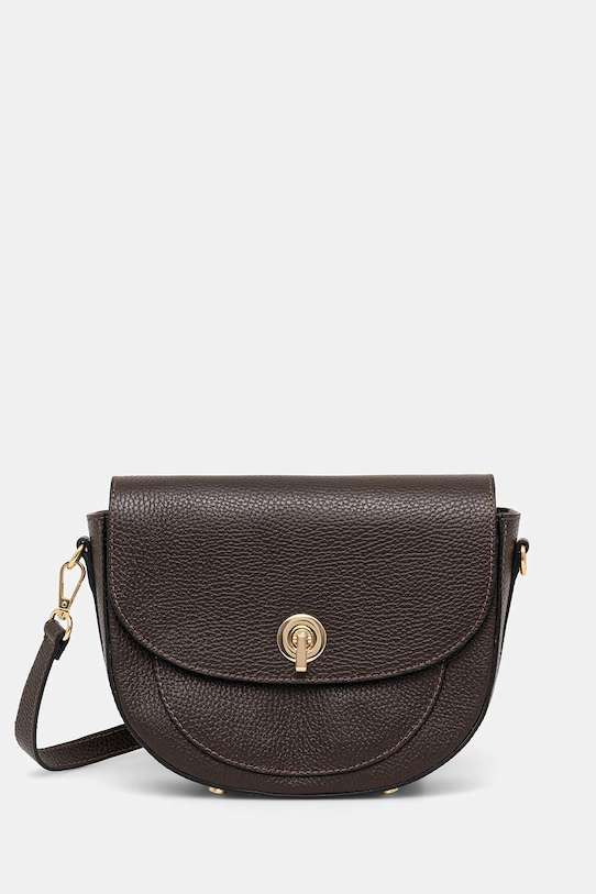 Answear Lab poseta de piele uni maro 1085.iak