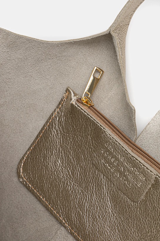 Kožna torba Answear.LAB zlatna 5200151.HAK