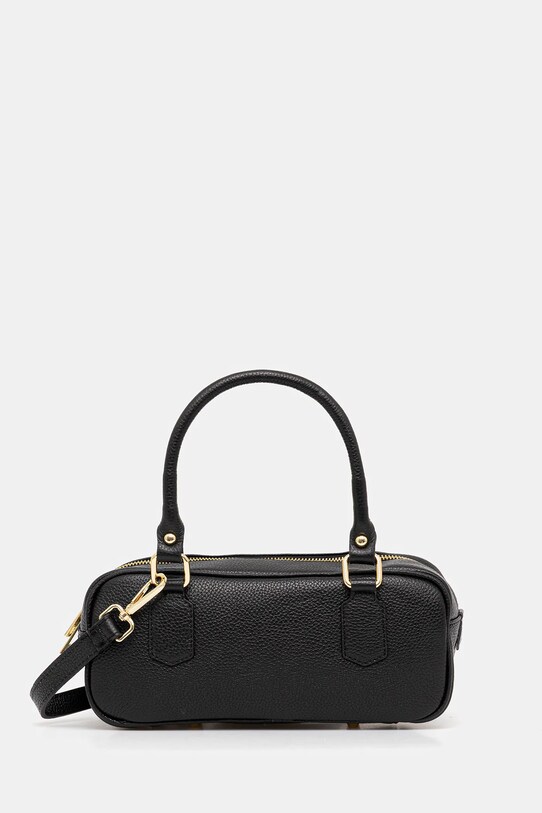 Answear Lab poseta de piele uni negru B.2590.hak