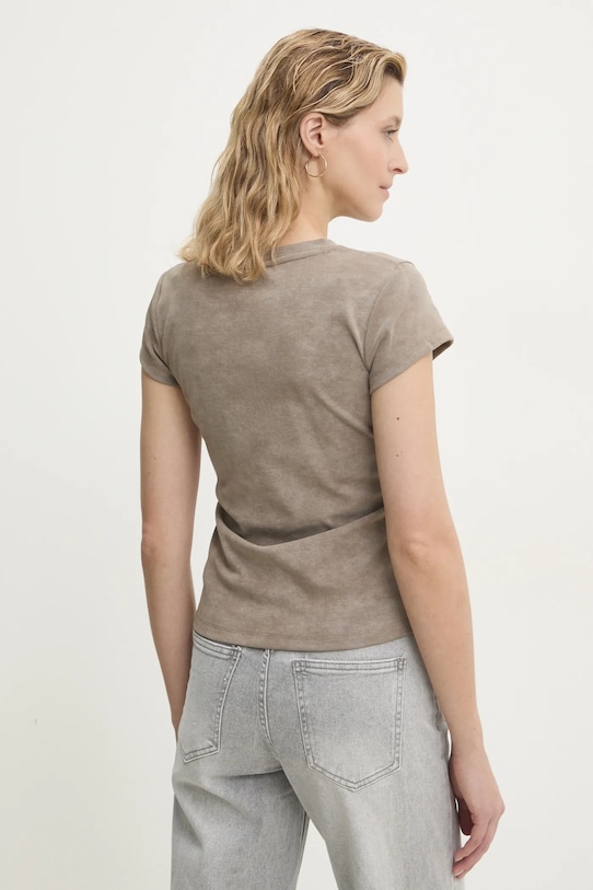 Дрехи Тениска Answear.LAB Z8871.hos бежов