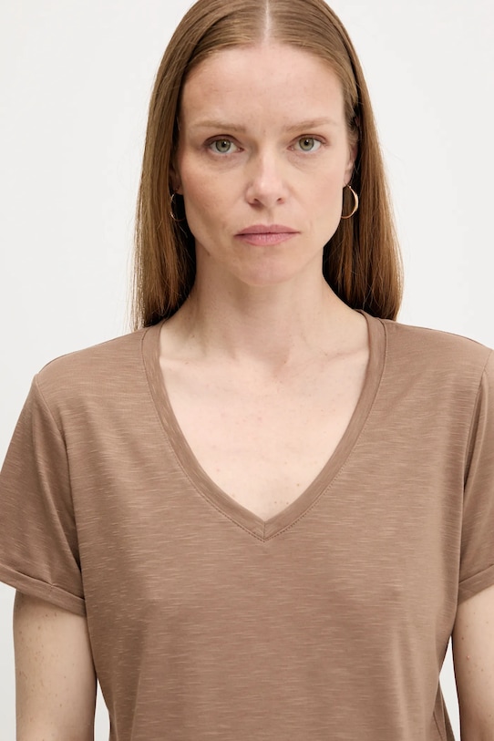 Answear Lab tricou de in maro E24.73.FLK