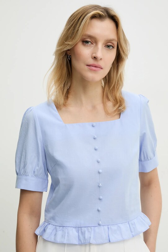 Answear Lab bluza albastru A24.15.FLK