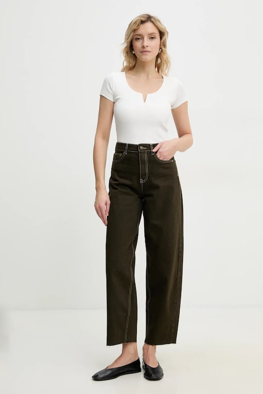 Answear Lab tricou sng.117.tos alb WW25