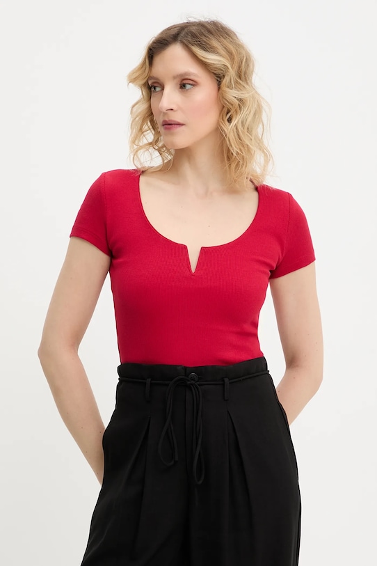 Answear Lab tricou rosu sng.117.tos