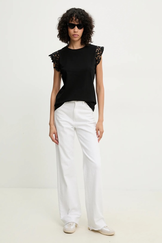 Tričko Answear.LAB 3213.hos černá WW25